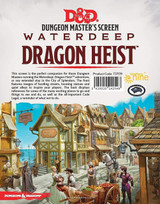 Gale Force Nine Waterdeep Dragon Heist - DM Screen