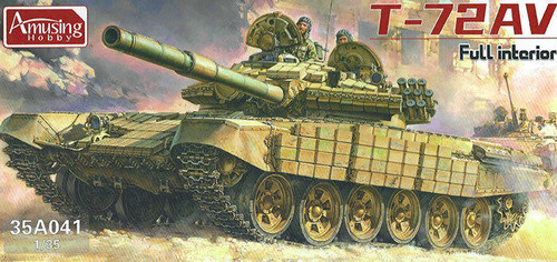 Amusing Hobby 1/35 T-72AV Russian MBT w/Full Interior 35A041