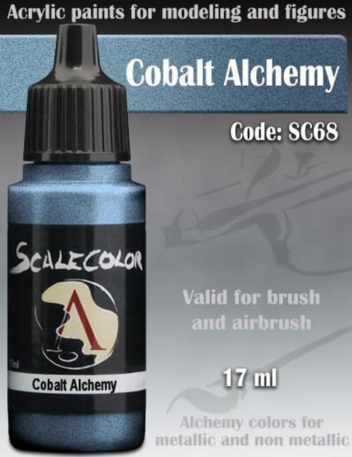 Scale75 Metal N Alchemy Bottles Cobalt Metal SC-68