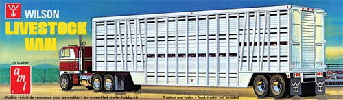 AMT 1/25 Wilson Livestock Van Trailer 1106
