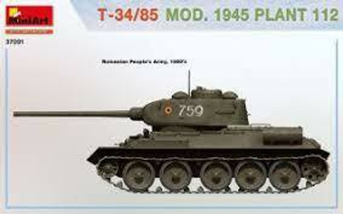 MiniArt 1/35 T-34/85 Mod.1945 Plant 112 37091