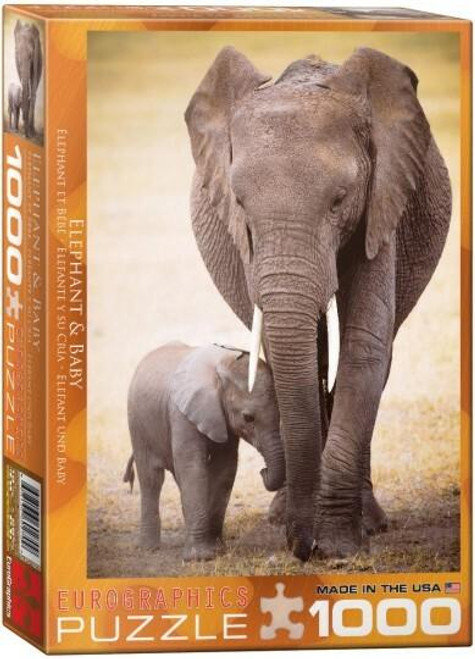 Eurographics Puzzles Elephant and Baby