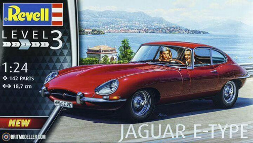 Revell of Germany 1/24 Jaguar E-Type Coupe 7668