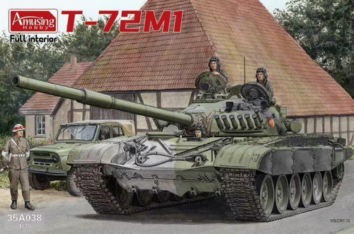 Amusing Hobby 1/35 T-72M1 w/Full Interior 35A038